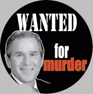 bush wanted for murder