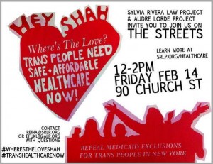 Trans Healthcare Direct Action Flyer