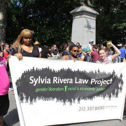 Trans Day of Action 2016: Lift Every Voice and March Members and staff of SRLP shows up to support the Trans Day of Action
