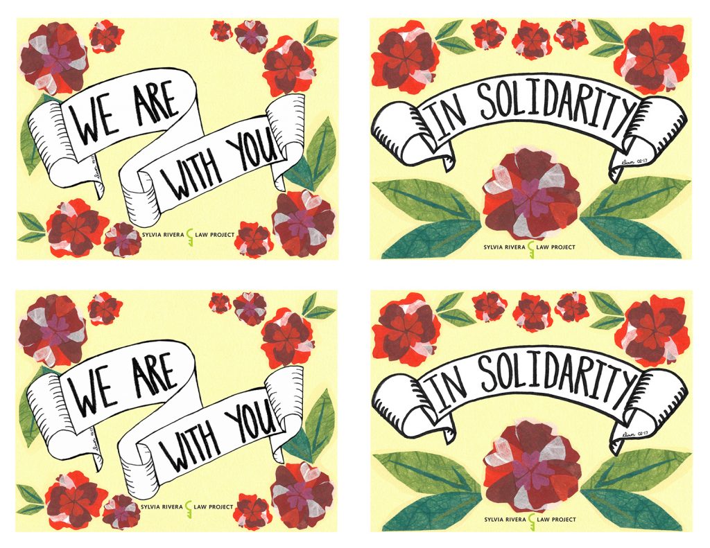SRLP Love postcards for people who are incarcerated.